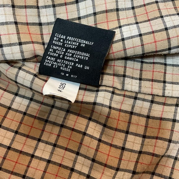 Siena Studio Womens Tan Leather Button Front Jacket Size Medium - Picture 13 of 15